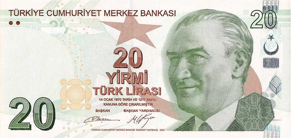 20 Türk Lirası